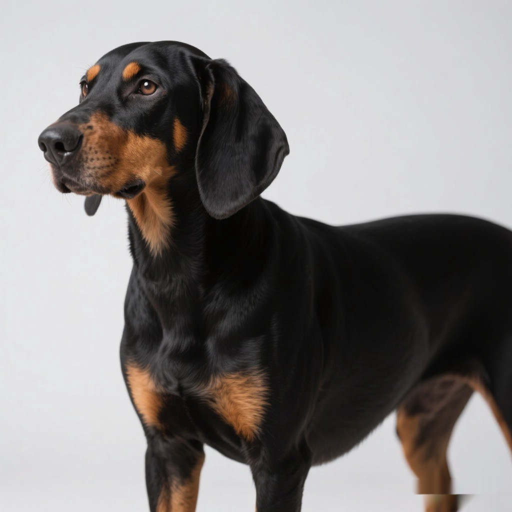 奥地利黑褐猎犬 标准外观